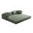 Boneless 78.7" Convertible Sleeper Sofa Bed - Chenille Folding Floor Couch With 4 Pillows & Side Storage Pocket-2018598862