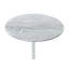 Table de bout avec plateau de table texturé en marbre gris