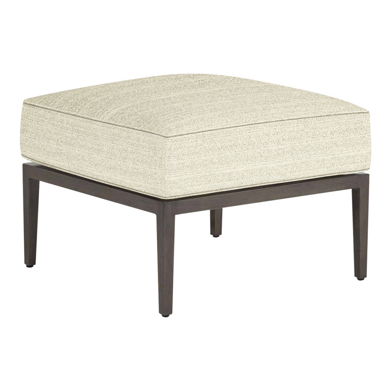 Santa Barbara Ottoman with Cushion, Welt, Intermix Indigo