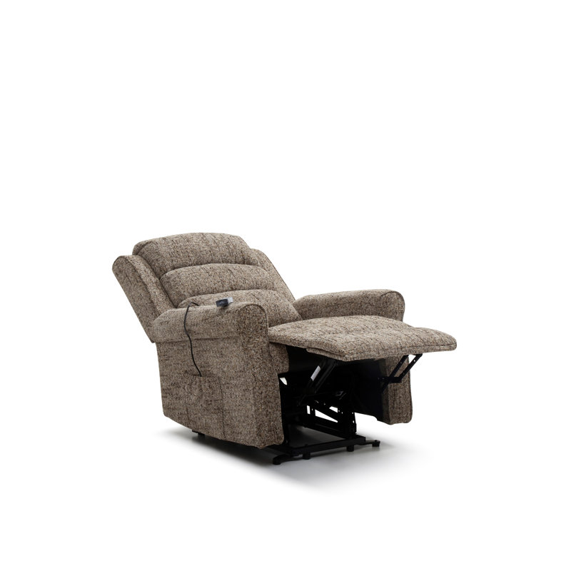 George Chenille New Fawn Lift Assist Recliner Chair