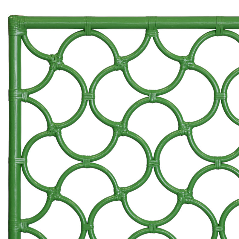 Mar Collection Headboard, Bright Green, Queen
