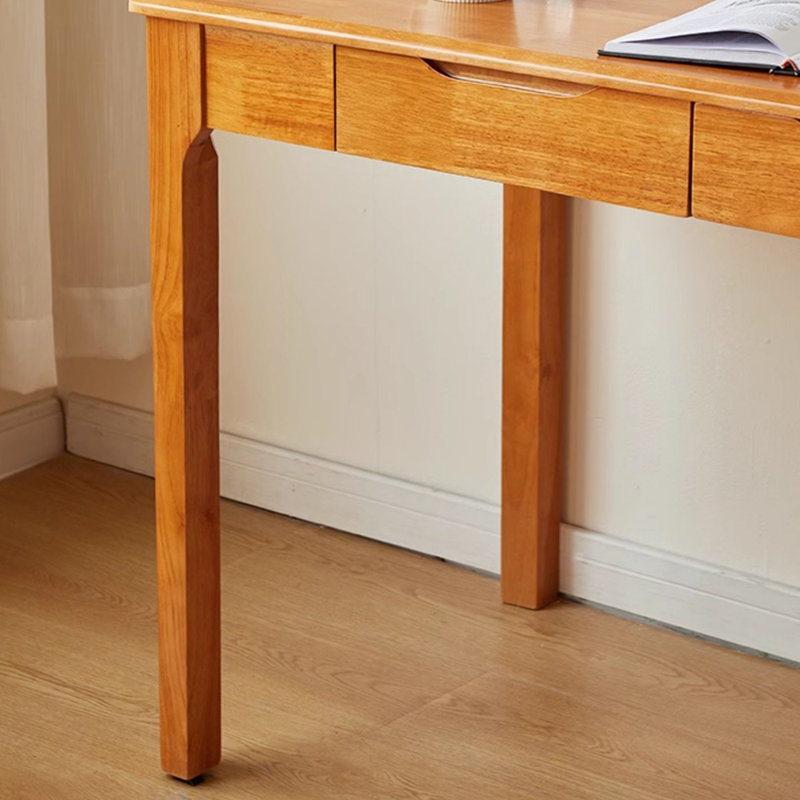 Bureau d'écriture simple avec tiroir de rangement rectangulaire, H 29,52 po x l 47,24 po x P 23,62 po
