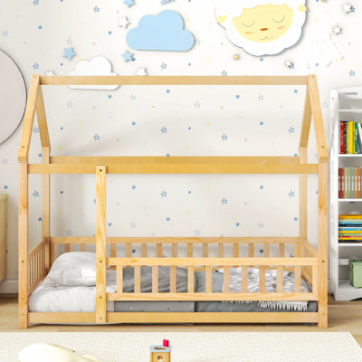 Structure de lit simple en bois