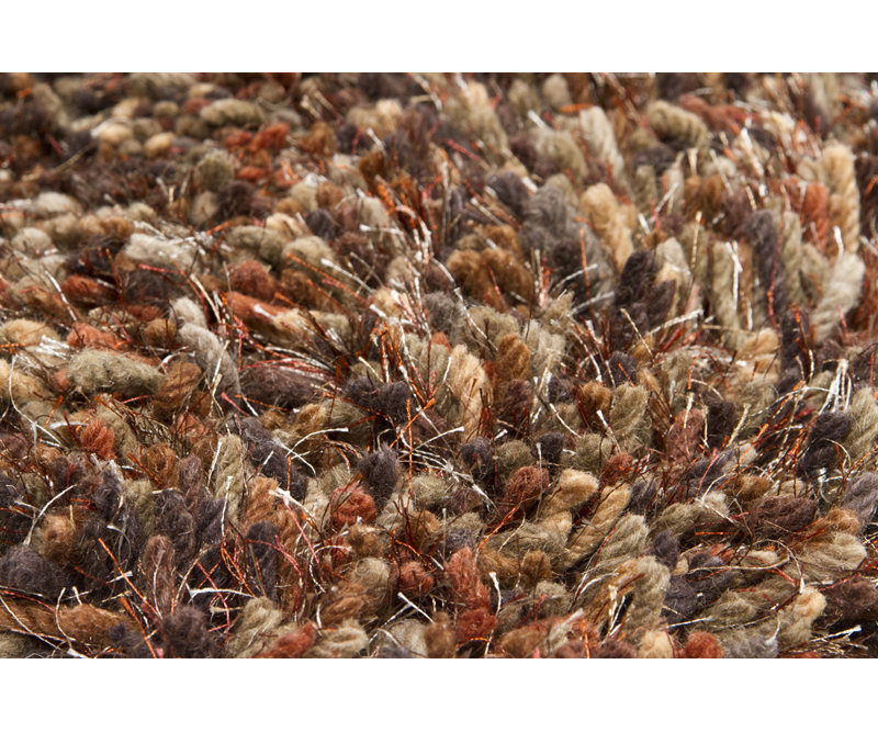 Estilo Brown Area Rug, Rectangle 5' x 7'6"