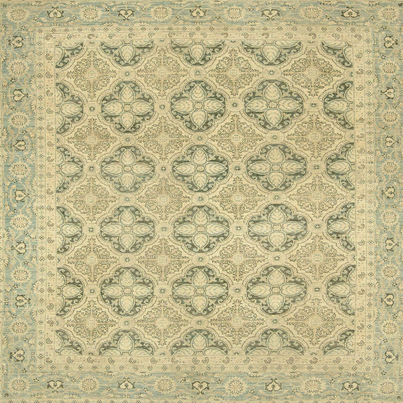 Abstract Indoor Rug, Square 3'