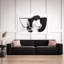 Canapé en velours noir Tov Furniture Olafur-2045260330