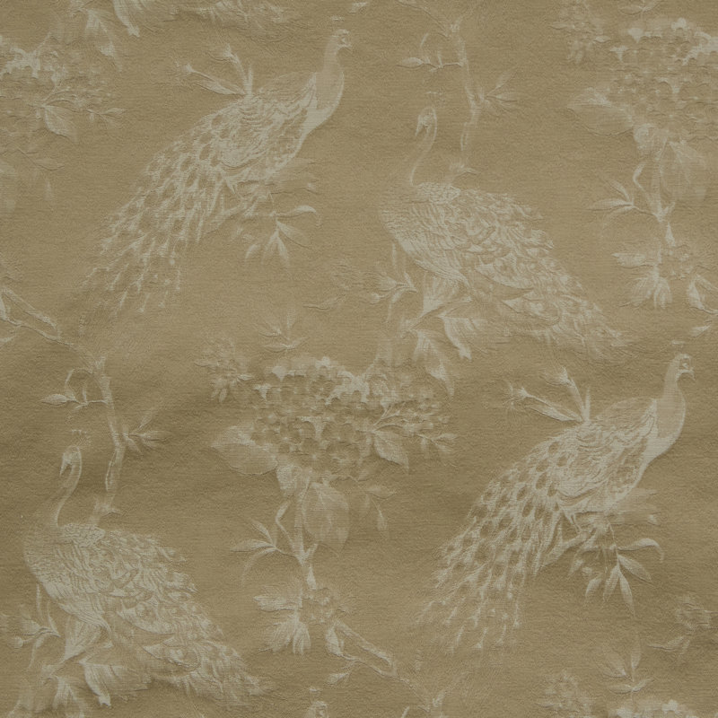 Jacquard Morris Parchment, L 50 po x L 120 po, Passe-tringle, Simple