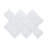 Water Jet Series 3.5" x 4.25" Straight Edge Glass Mosaic Tile-39760089