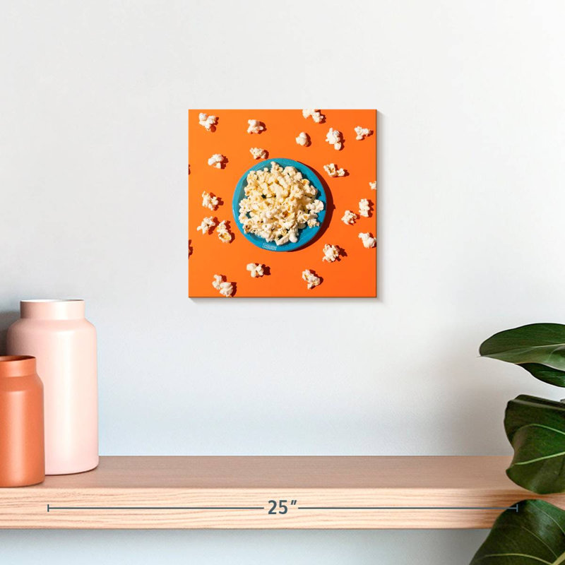 Assiette à maïs soufflé Yarlin, H 10 po x l 10 po