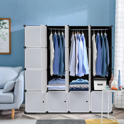 Huguley 20 Door Plastic Wardrobe