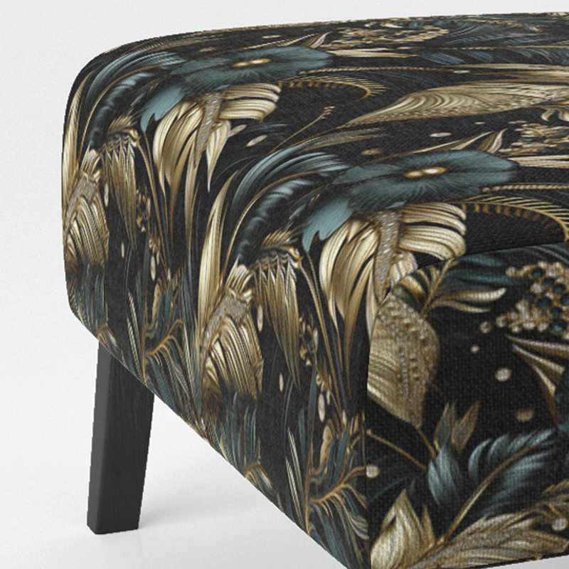 Fauteuil de chambre Hollywood Opulent Charm Gold and Black I