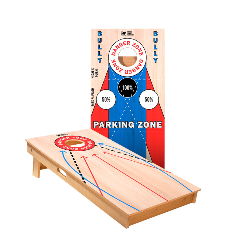 Planches de cornhole en bois
