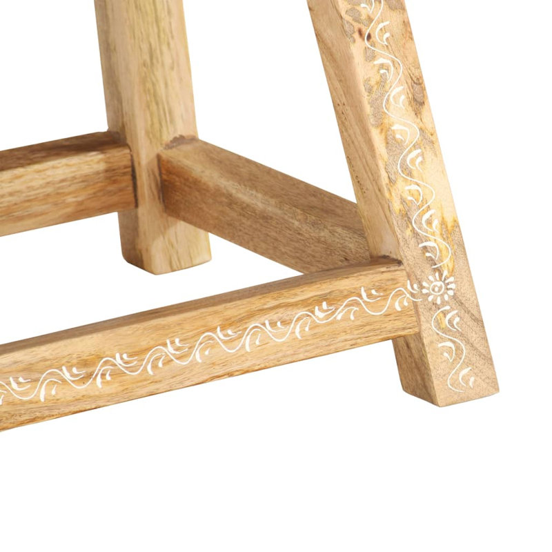 New Ashford Solid Wood Accent Stool
