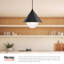 Luminaire suspendu conique 1 lumière Ireland-88045020