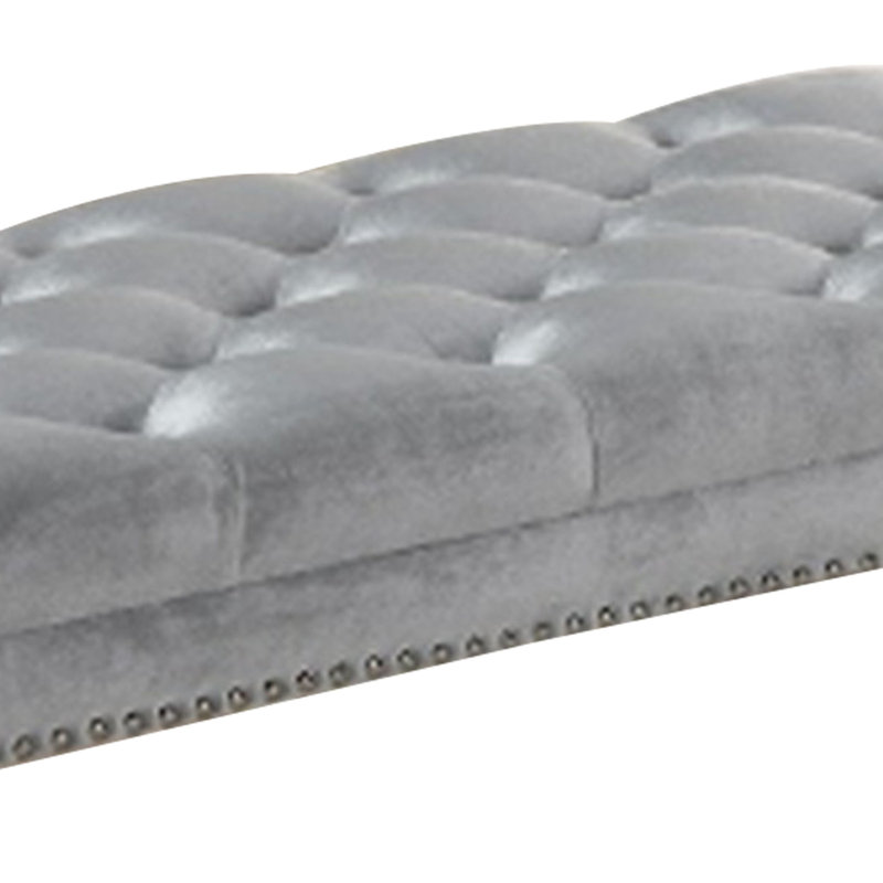 Banc rembourré Jesara, Argent