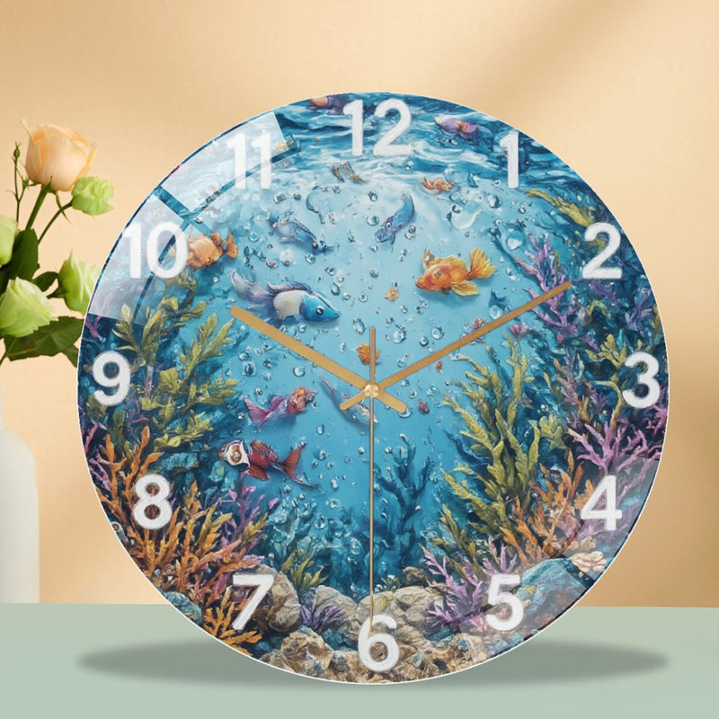 Horloge murale avec horloge murale 12 po