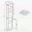 Grande armoire d'angle pour un rangement polyvalent