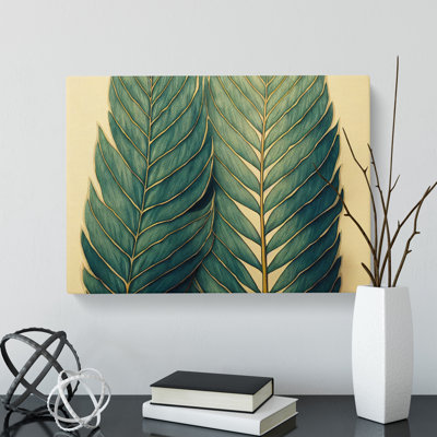 Wonderful Fern Leaf - Wrapped Canvas