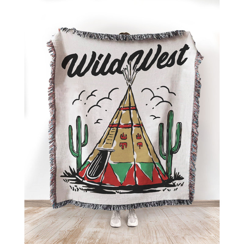 100% Cotton Throw, 60" x 80"