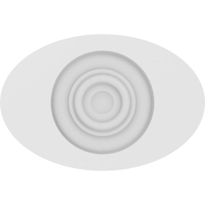 Standard Dalton Bullseye Rosette with Square Edge