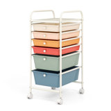 Nereen 6 Drawer Storage Drawer with Locking Wheels