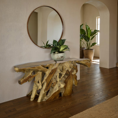 Origins 20" D Solid Wood Console Table