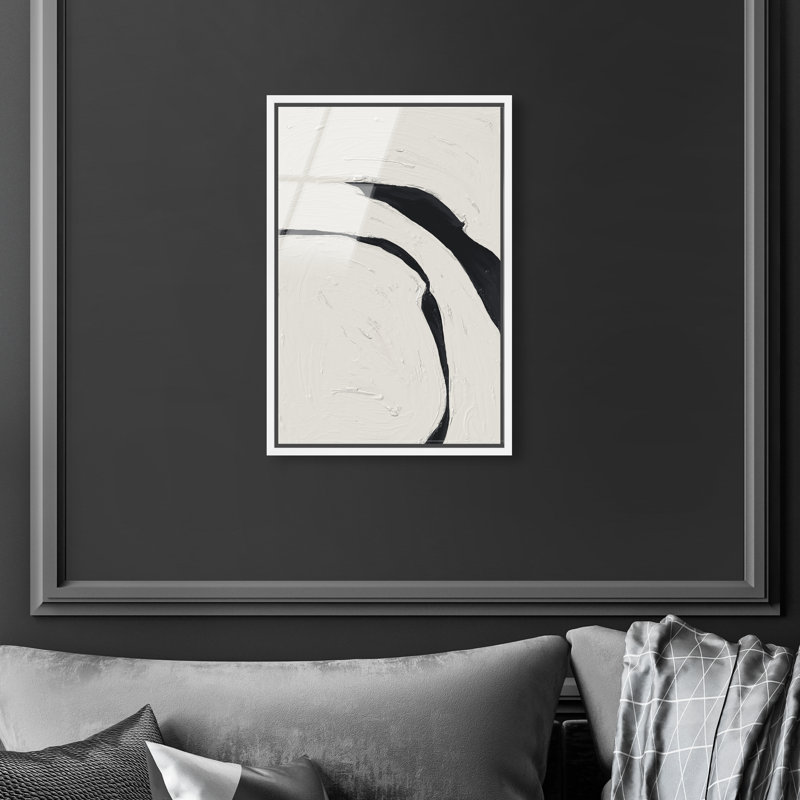 Positive Space II Print by Oliver Gal, 16" H x 11" W, White Floater Frame