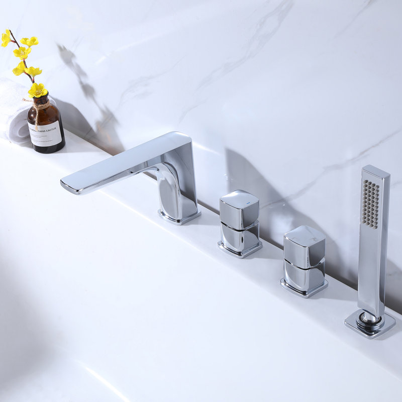 2 Handle Tub Filler, Chrome