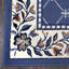 Tapis géométrique bleu Modena-21292359