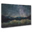 Mountain Star Reflection In Italy - Wrapped Canvas Painting-56629140