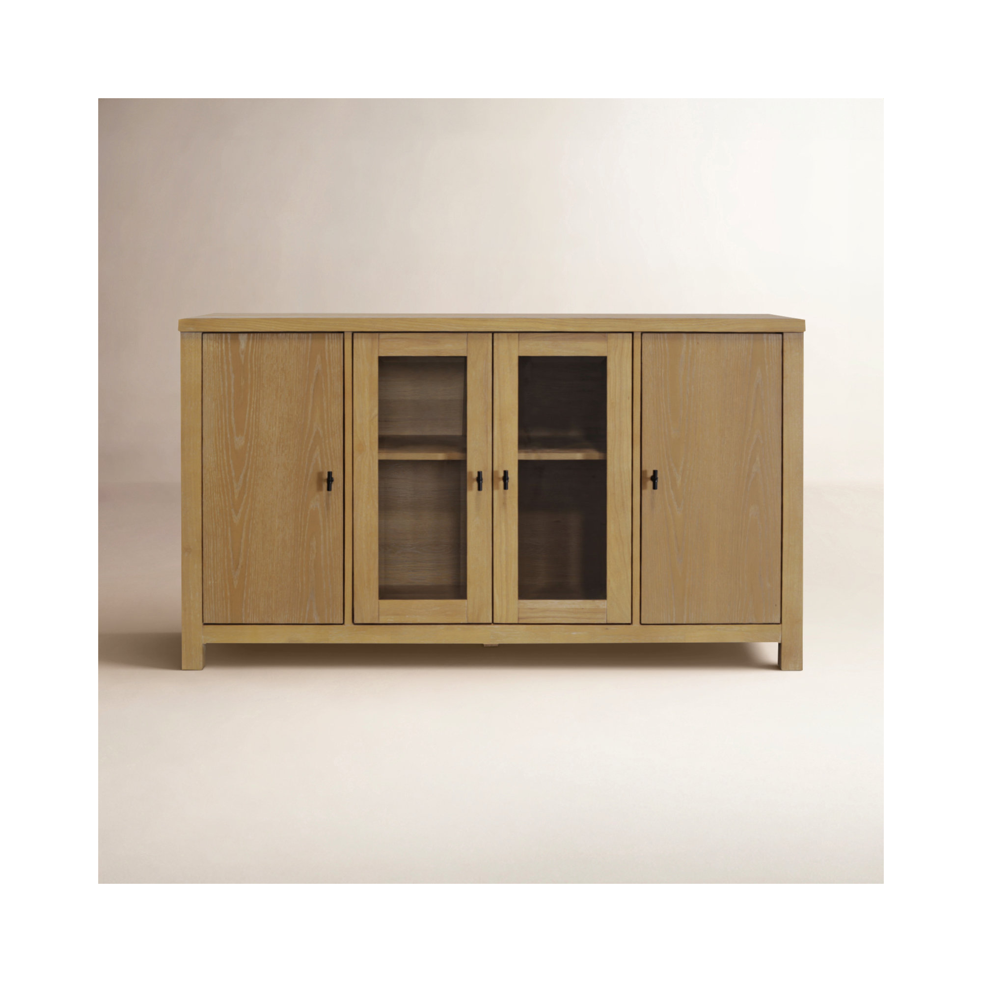 Annabel Glass & Wood Sideboard