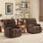 Heald 40.94"W Upholstered Swivel Rocker Recliner-1192282530