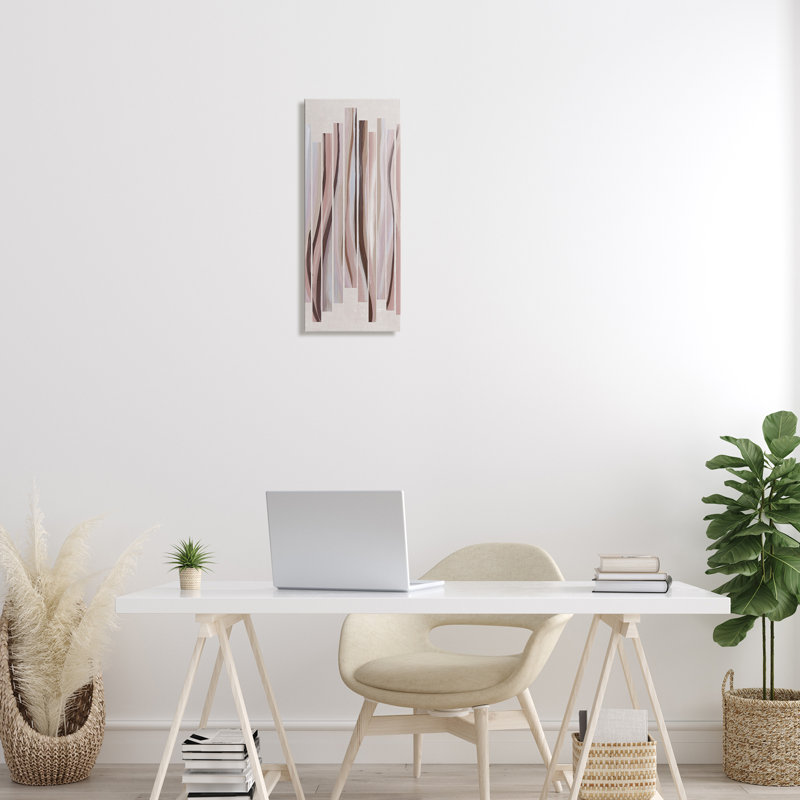 «Pink Tidal Embrace», conception par Jacob Q, H 24 po x l 10 po