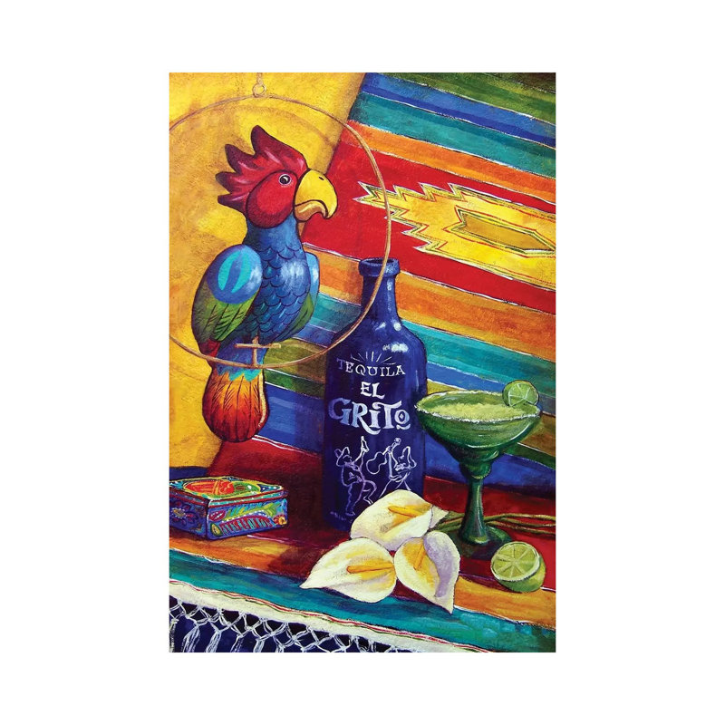 Margaritaville by Candy Mayer - Print on Canvas, Wrapped Canvas, 20.32 cm H x 30.48 cm W