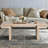 Industrial Coffee Table - Reclaimed Wood Double-Tier Design With Metal Frame (Rustic Vintage)-966614125
