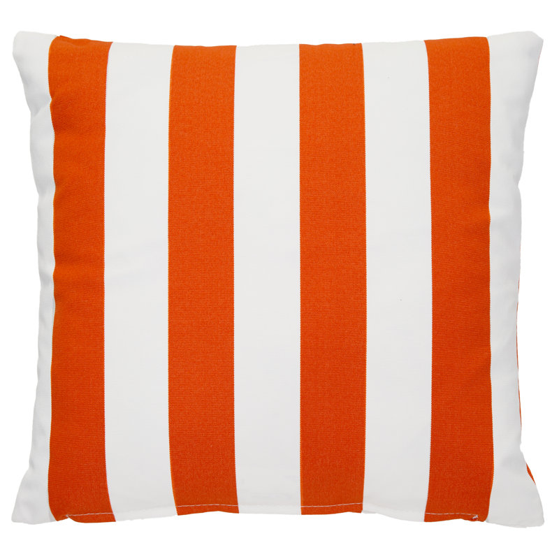 Santorin Indoor/Outdoor Pillow Set of 2, Square 18", Orange