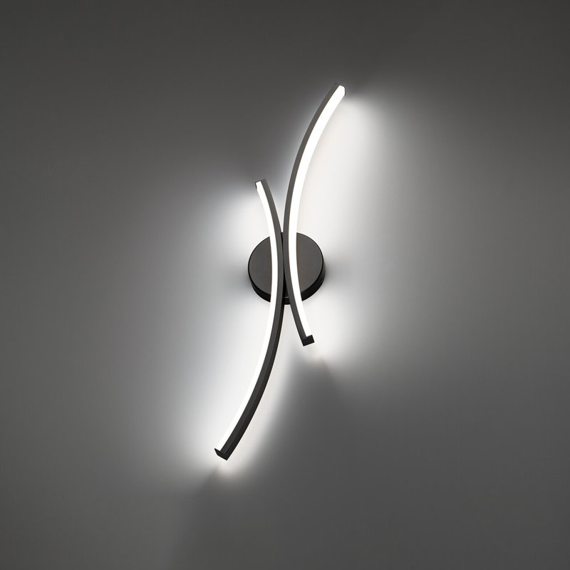 Tusk LED Wall Sconce, 3500, Matte Black