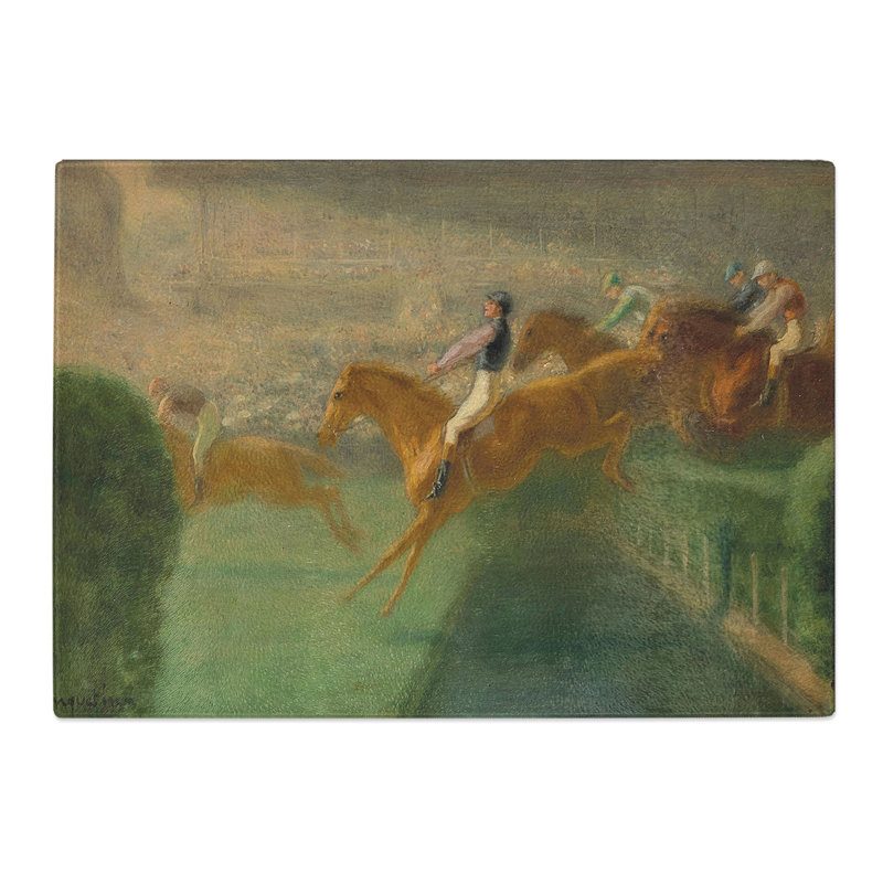 The Horse Race by Louis Anquetin Chopping Board, 20cm W x 28.5cm L
