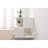 White 2Layer Simple Household Bookshelf