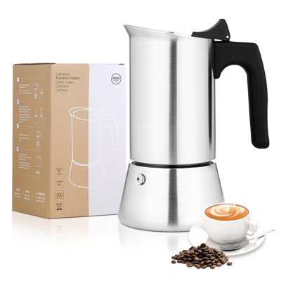 Percolateur en acier inoxydable 6 tasses