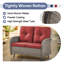 Cet ensemble de conversation d'extérieur fabriqué à la main 5 pièces confère à votre porche ou à votre patio un charme intemporel et une élégance naturelle. L'ensemble comprend une causeuse coulissante, 2 chaises pivotantes classiques, une table d'appoint et une table basse, en osier de polyéthylène tissé à la main-279501147-279501146
