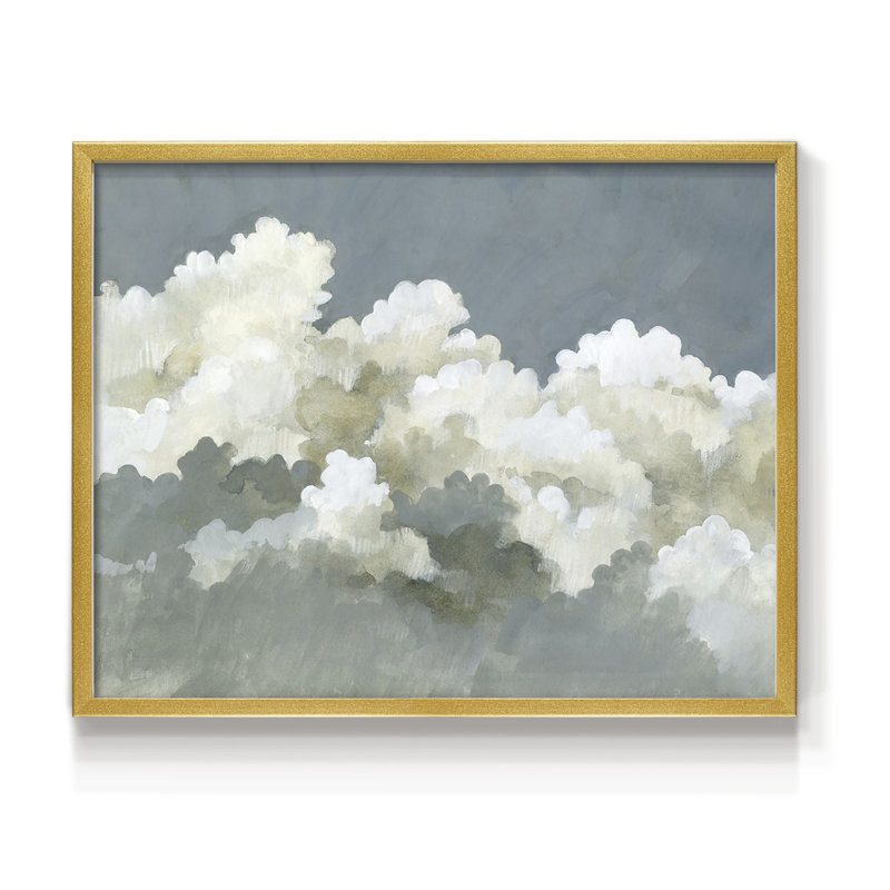Big Clouds III -Framed Print - Restickable, 8" H x 10" W