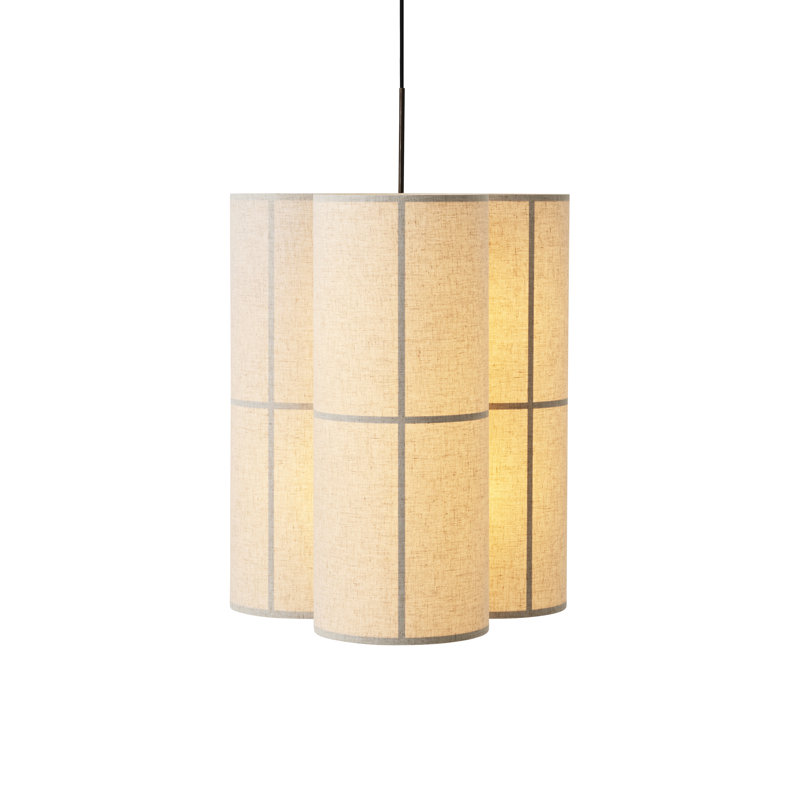 Hashira 3 - Light Pendant, 35.4" H x 24.2" W x 24.2" D, Raw