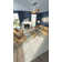 Wheaton Chevron Handmade Tufted Wool Gray and Beige Area Rug