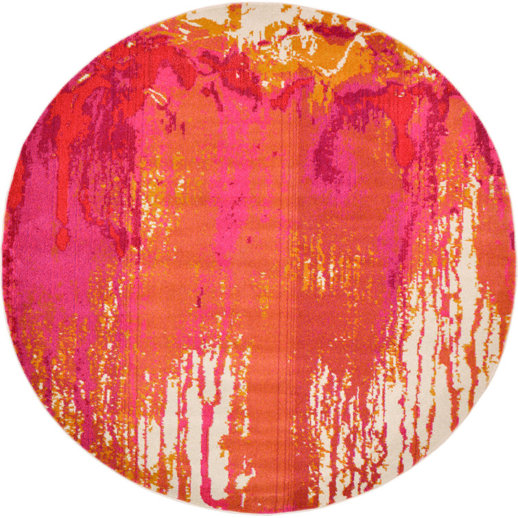 Eddins Washable Abstract Indoor Rug