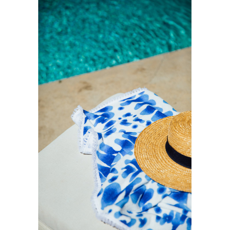 Turkish Cotton Round Beach Blanket Towel