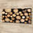 Logs Of Wood - No Frame Print on Canvas