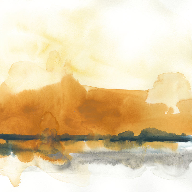 «Mesa Skyline II», peinture sur toile, H 20 po x l 20 po