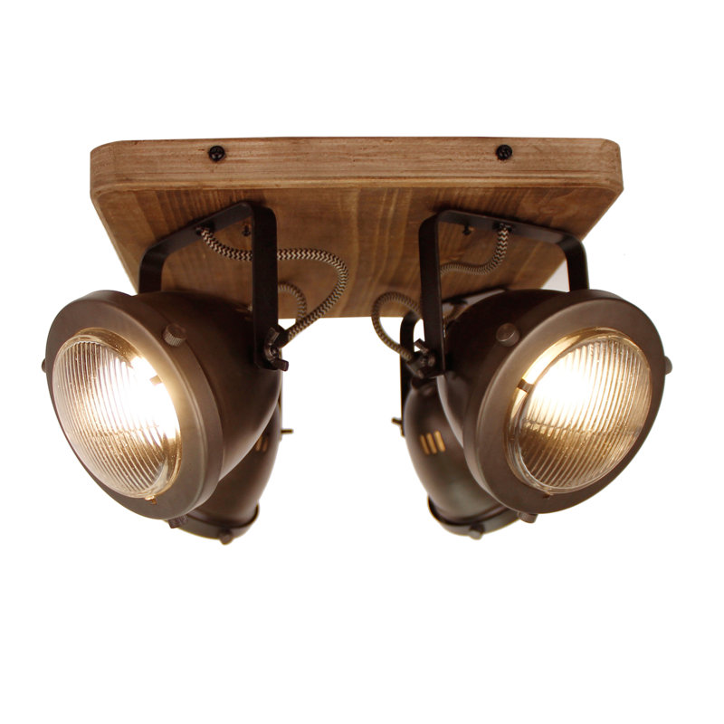 Schmier 1-Light 13cm Semi Flush Mount, Black