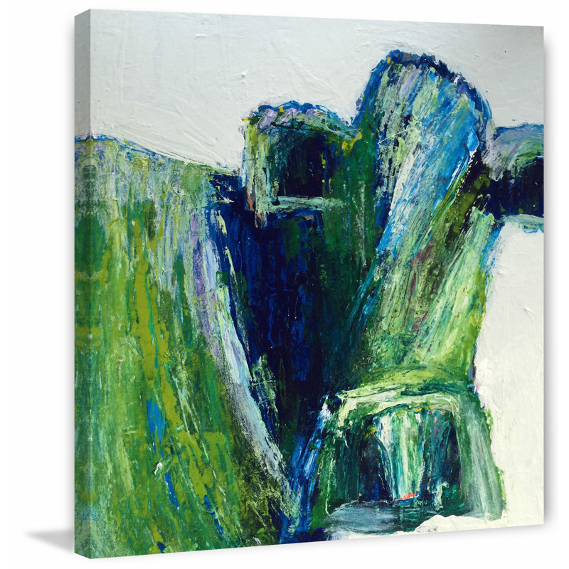« be green », reproduction d’art sur toile tendue encadrée, H 24 po x l 24 po x P 1,5 po